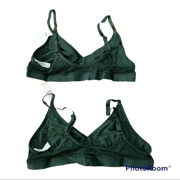 Aerie Green Striped Bra - Picture 4 of 4